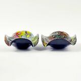 Pair of Mid Century Murano Glass Bowls by Dino Martens for AVEM (Italy, 1950s/1960s)
