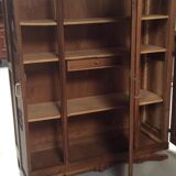 Art Deco cabinet in solid walnut