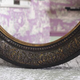 Oval mirror Napoleon III - 70x60cm