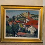 Landscape of the Aude signed Fontaine