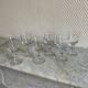 Lot de six verres à pied type Saint Louis