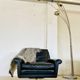 Vintage Danish mid-century leather lounge chair in black leather by G. Thams 1975