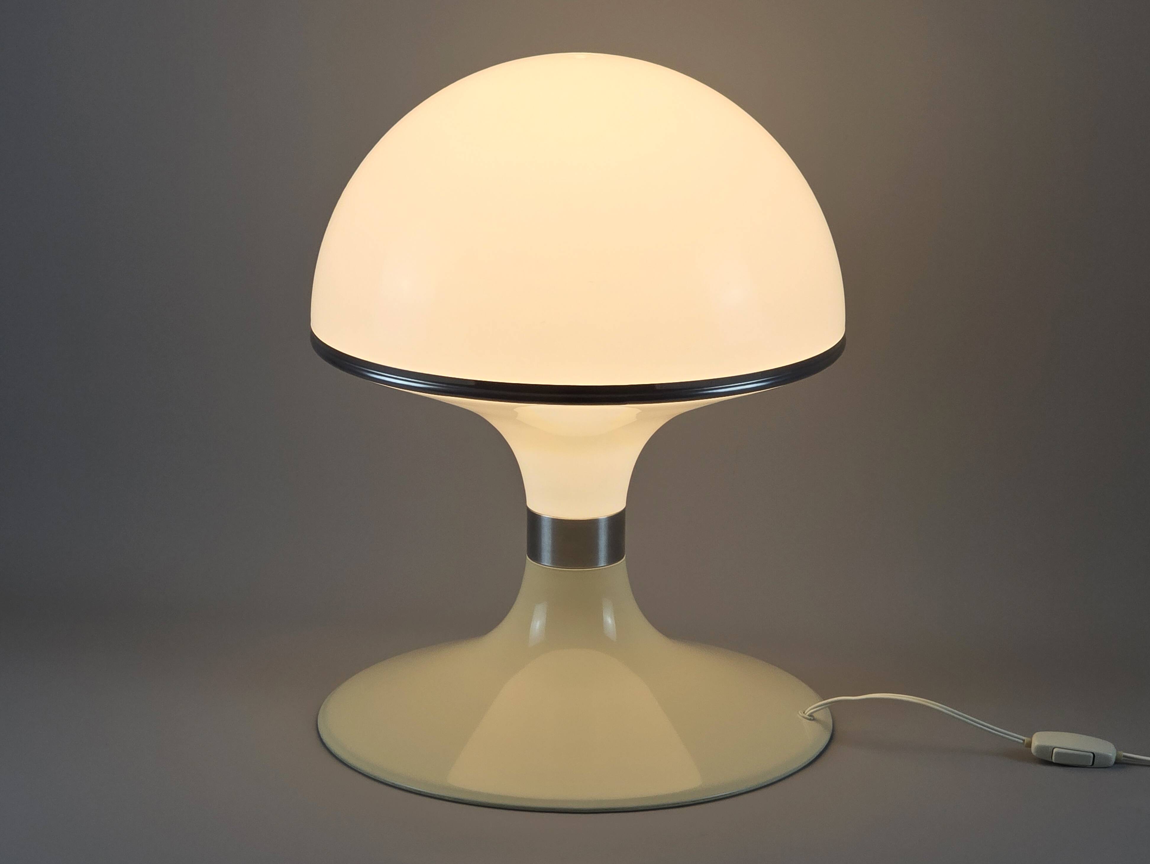 Lampe champignon Space Age en plastique Dadime XL, France années 1970