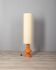 Vintage 70s floor lamp in orange glass Italian design