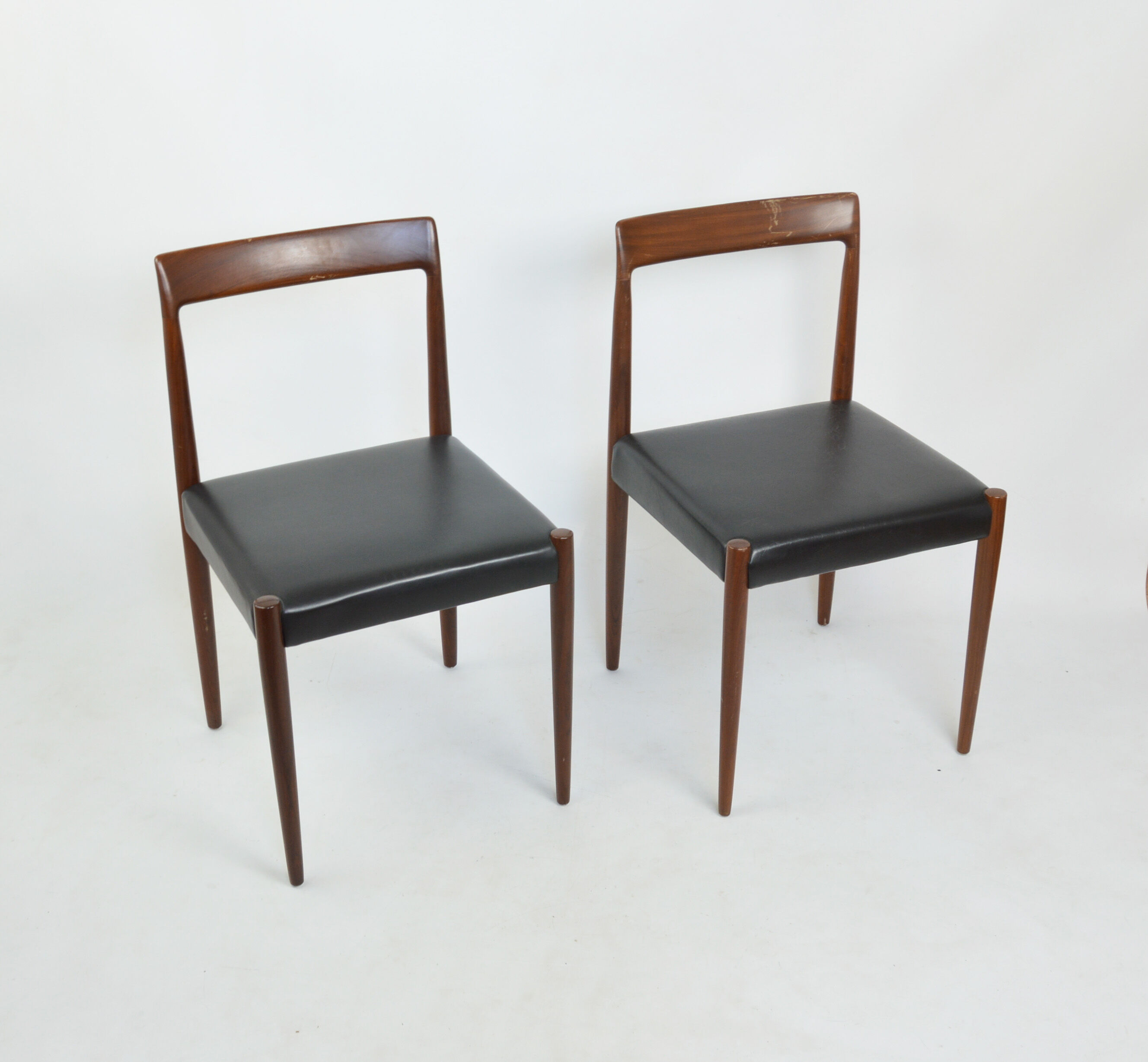 A pair of chairs by L & H. Lubke, Germany, 1960s