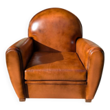 Fauteuil club en cuir
