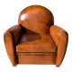 Fauteuil club en cuir