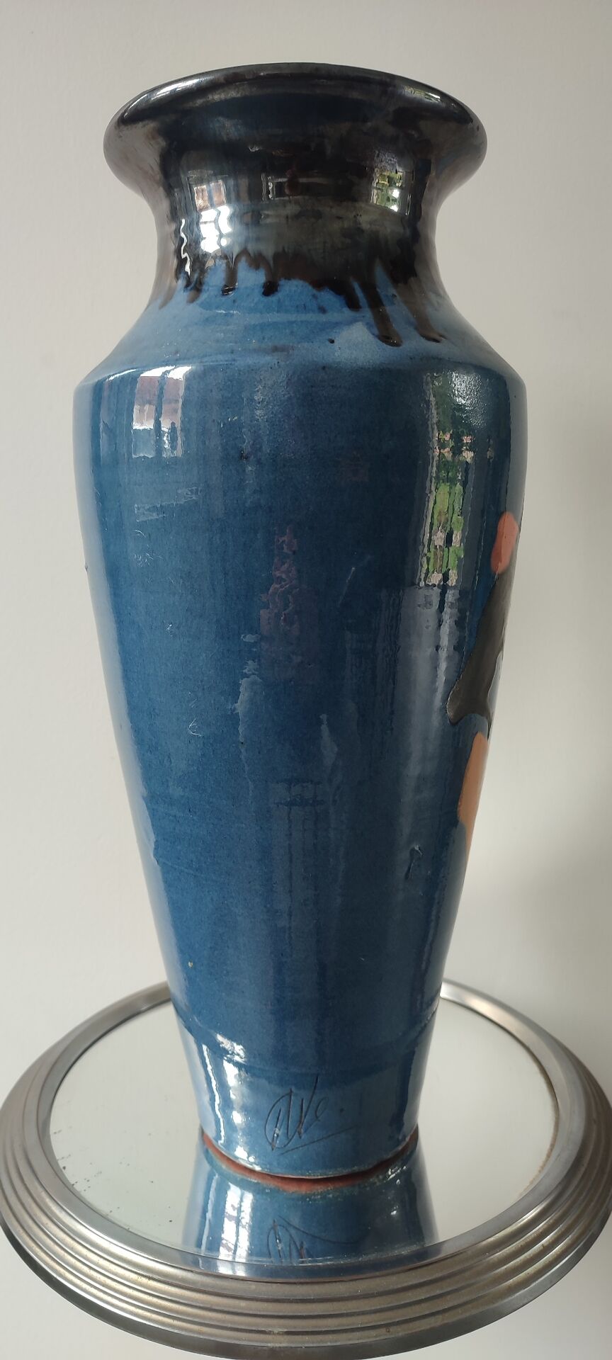 Large ceramic vase of 39 cm Atelier Thomas BUXÓ (1970)