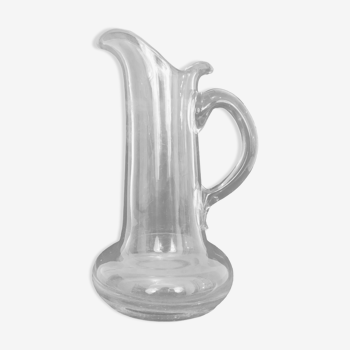 Norman cider pitcher in blown glass 18th century