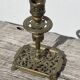Bougeoir Victorien en bronze doré