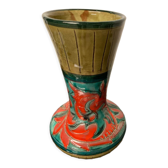 Ceramic vase C.E Italy