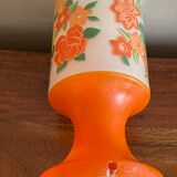 Flower glass lamp foot