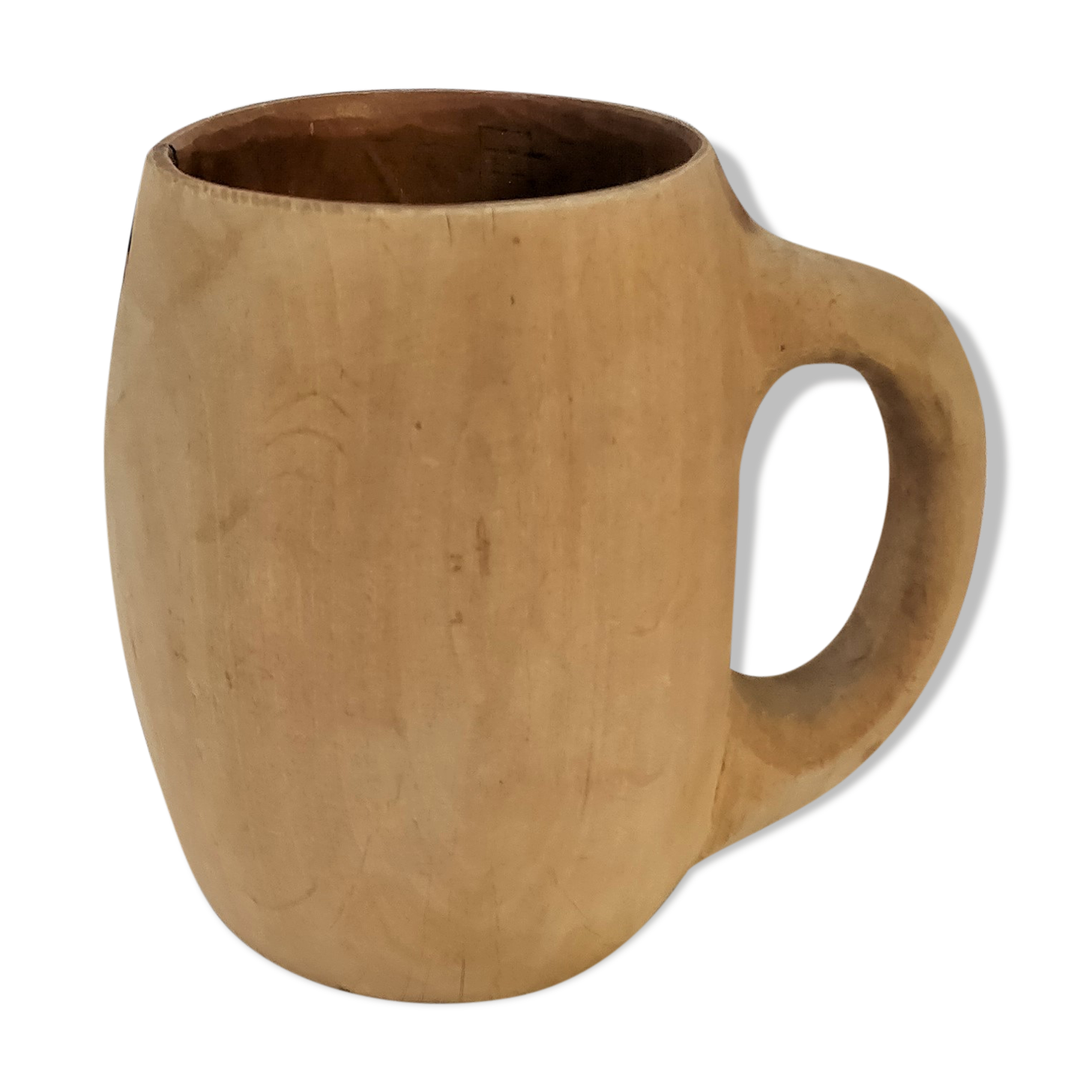 Brutalist wooden cup