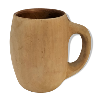 Brutalist wooden cup