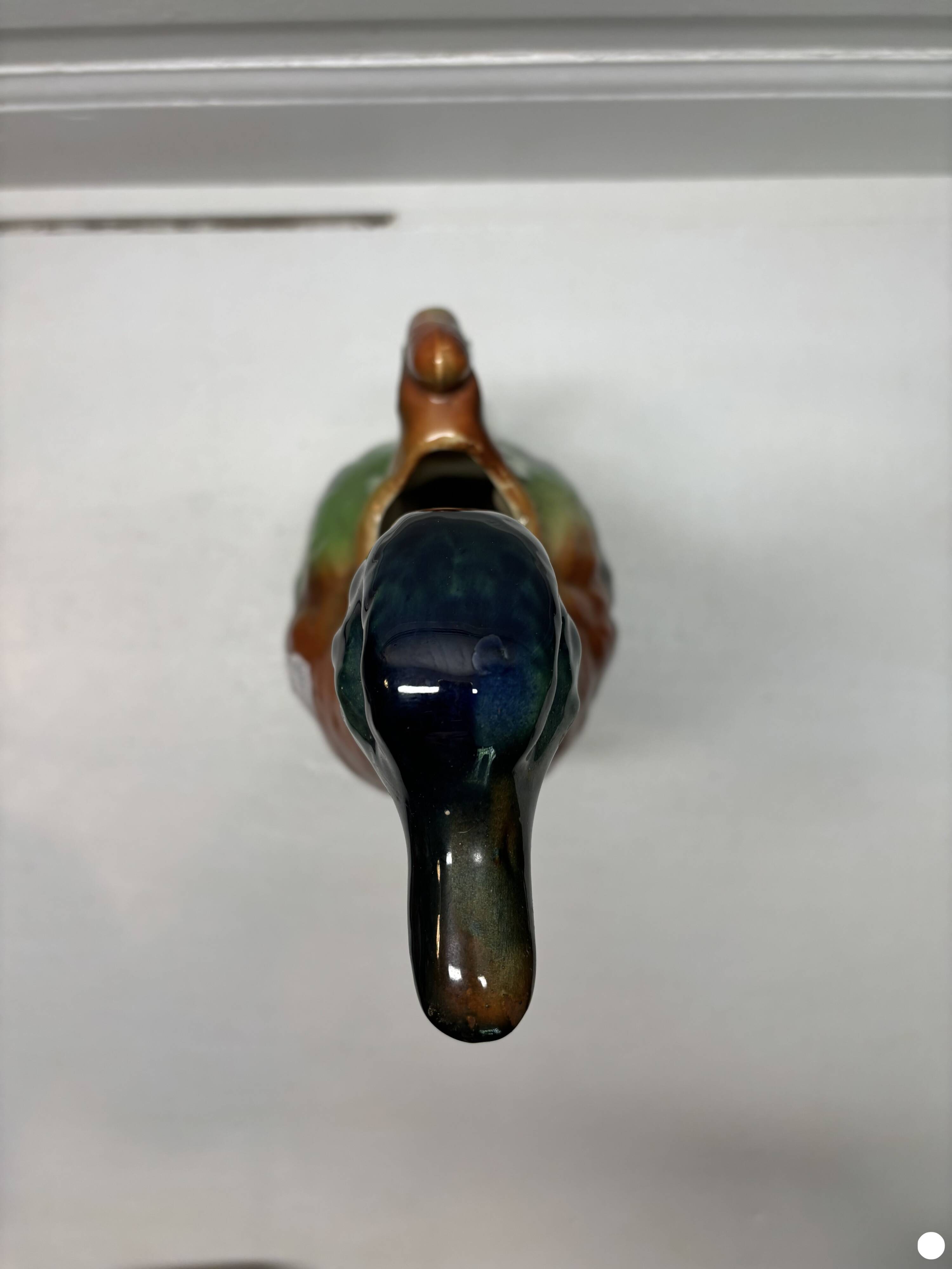 Earthenware duck carafe (G)