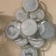 Murano Glass Disc Sconces, 1970s, Set of 2