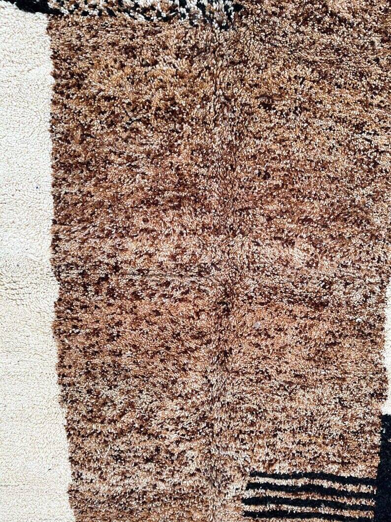 Handmade traditional pure wool Berber rug size 2/3m.