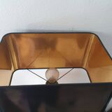 70s lamp brass lacquered wood