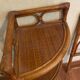 Bamboo and rattan shelf