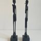 Paire de sculptures africaines en bois