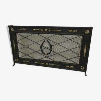 Fireplace screen, spark barrier