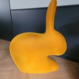 Rabbit chair by Stefano Giovannoni - Large velvet model