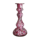 Vase verre de Clichy Legras Rose début XXème