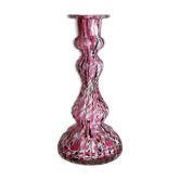 Clichy Legras glass vase, rose, early 20th century.