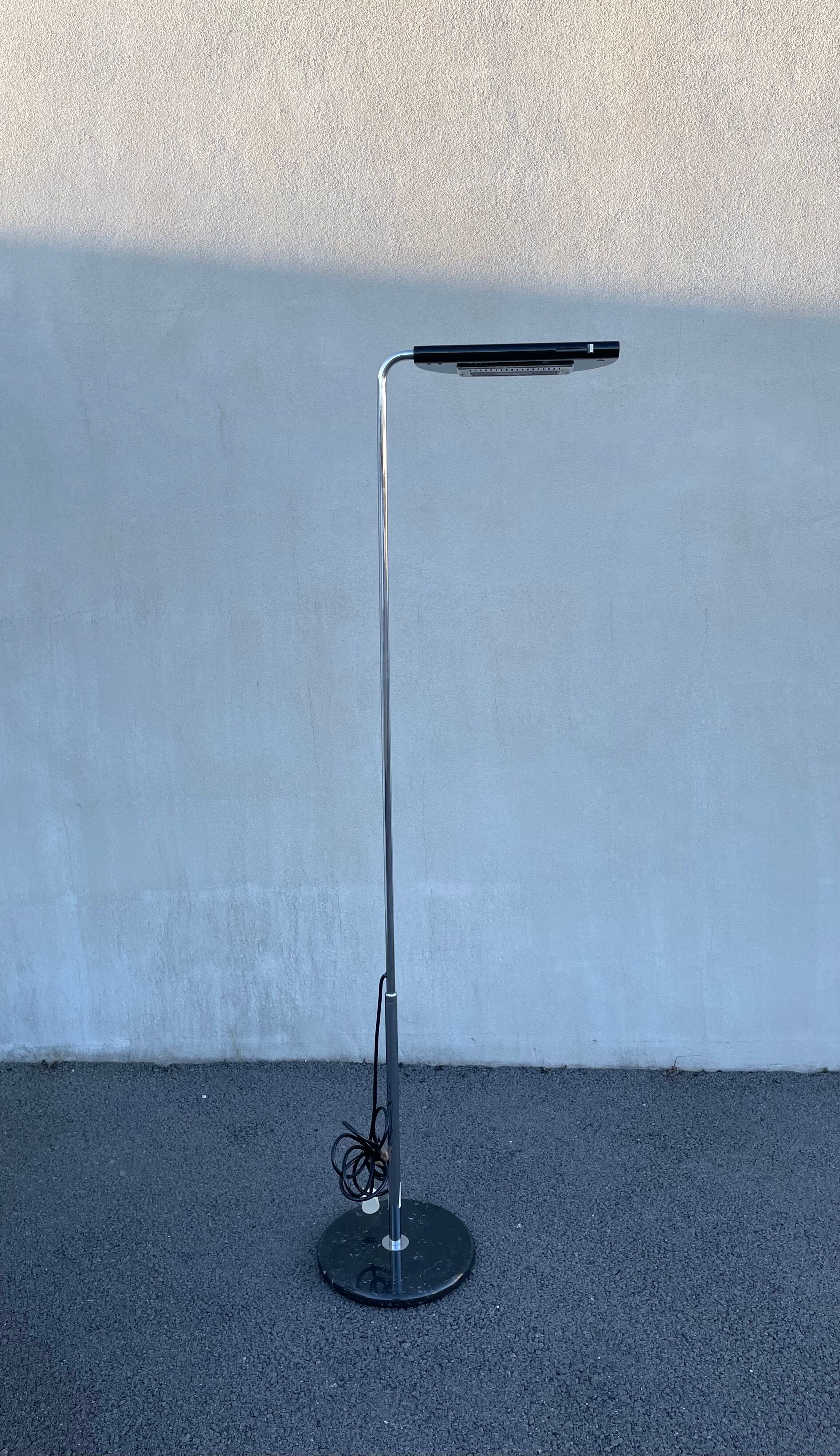 Mezzaluna floor lamp by Bruno Gecchelin for Skipper and Pollux 1974