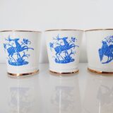 Set of 6 porcelain cups USSR 5.5 cm