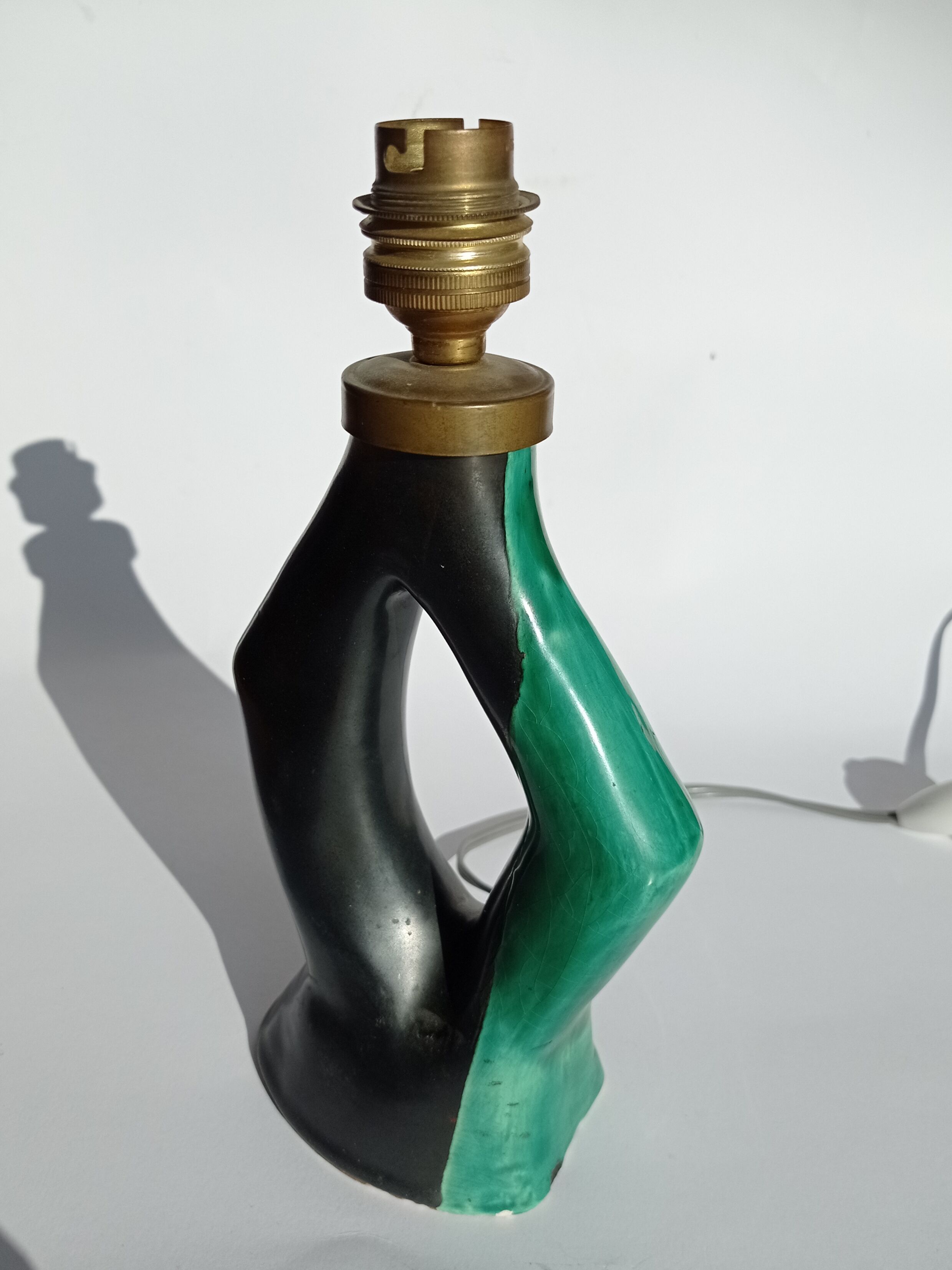 Lampe en céramique années 60