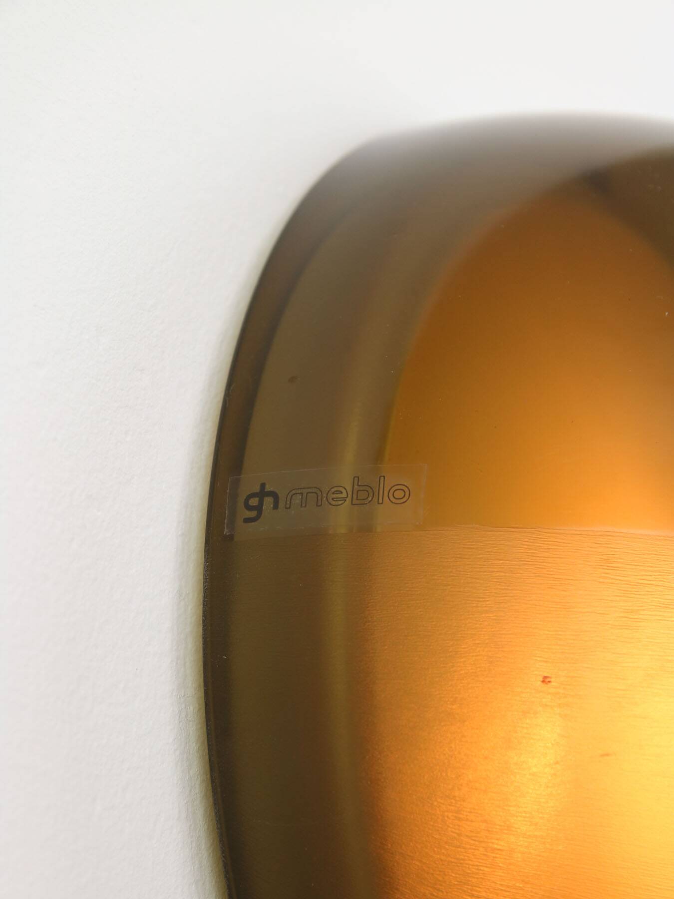 Mid-Century Modern Italian Demi Sconce by Gio Ponti for Guzzini, 1970s