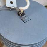 Pair of vintage industrial style pendant lights