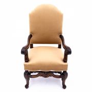 A pair of antique armchairs, Western Europe, around 1900. After renovation