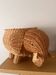 Elephant basket in rattan