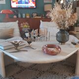 Ashtray or empty vintage marble pocket