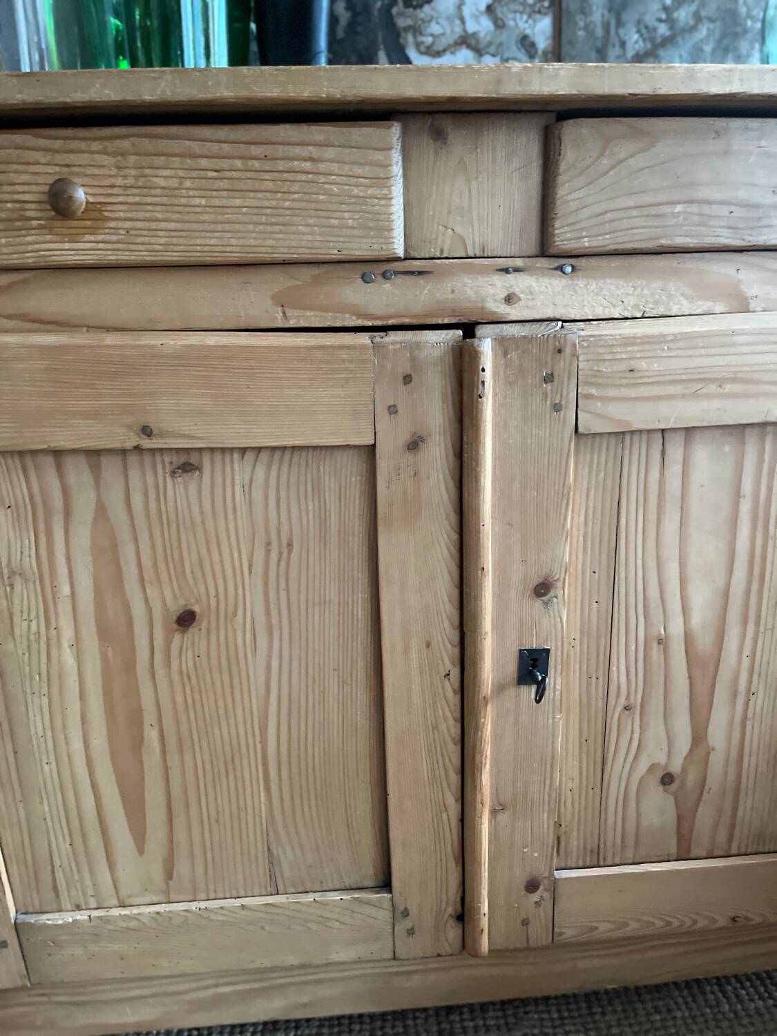 Parisian raw wood buffet