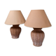 Paire de lampe decorative