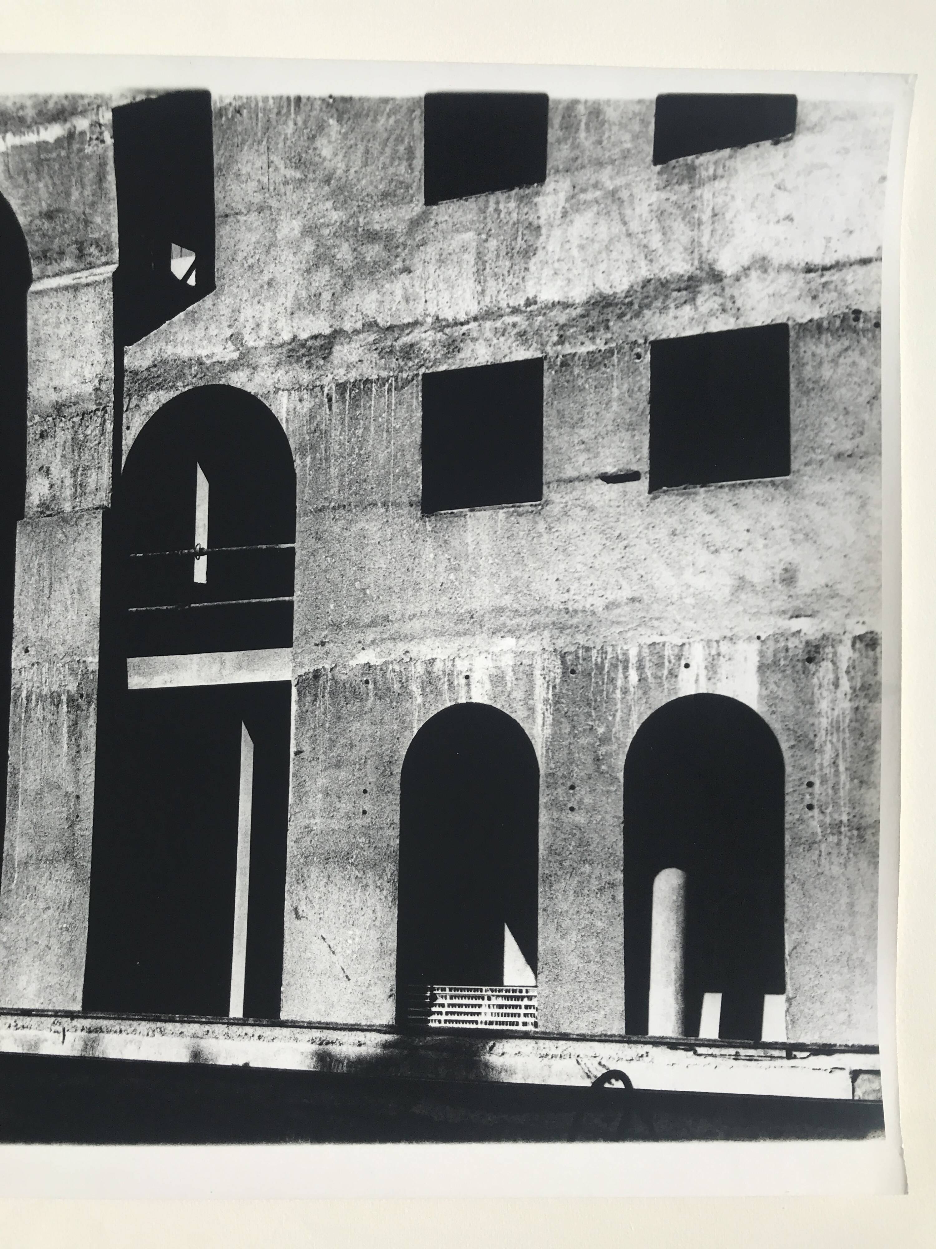 Rosine nusimovici, untitled (arches), c 1980. black and white silver print