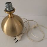 Vintage golden metal ball lamp foot