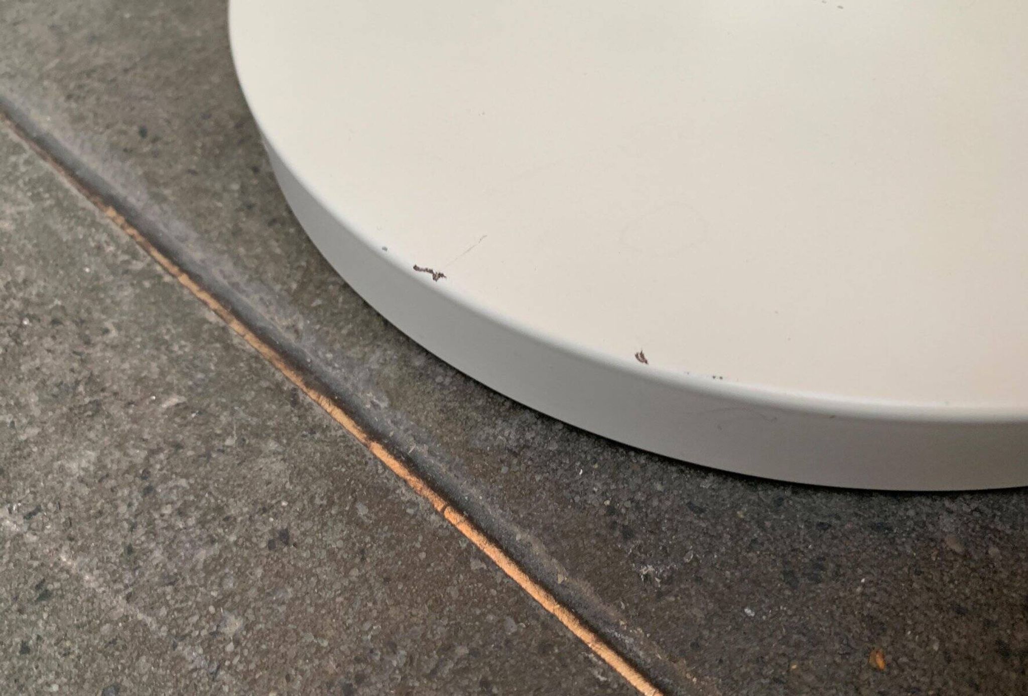 Lampe sur pied minimaliste allemande de l'ère spatiale de Cosack