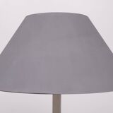 White Leather Floor lamp by Star Leuchten Germany 1970s