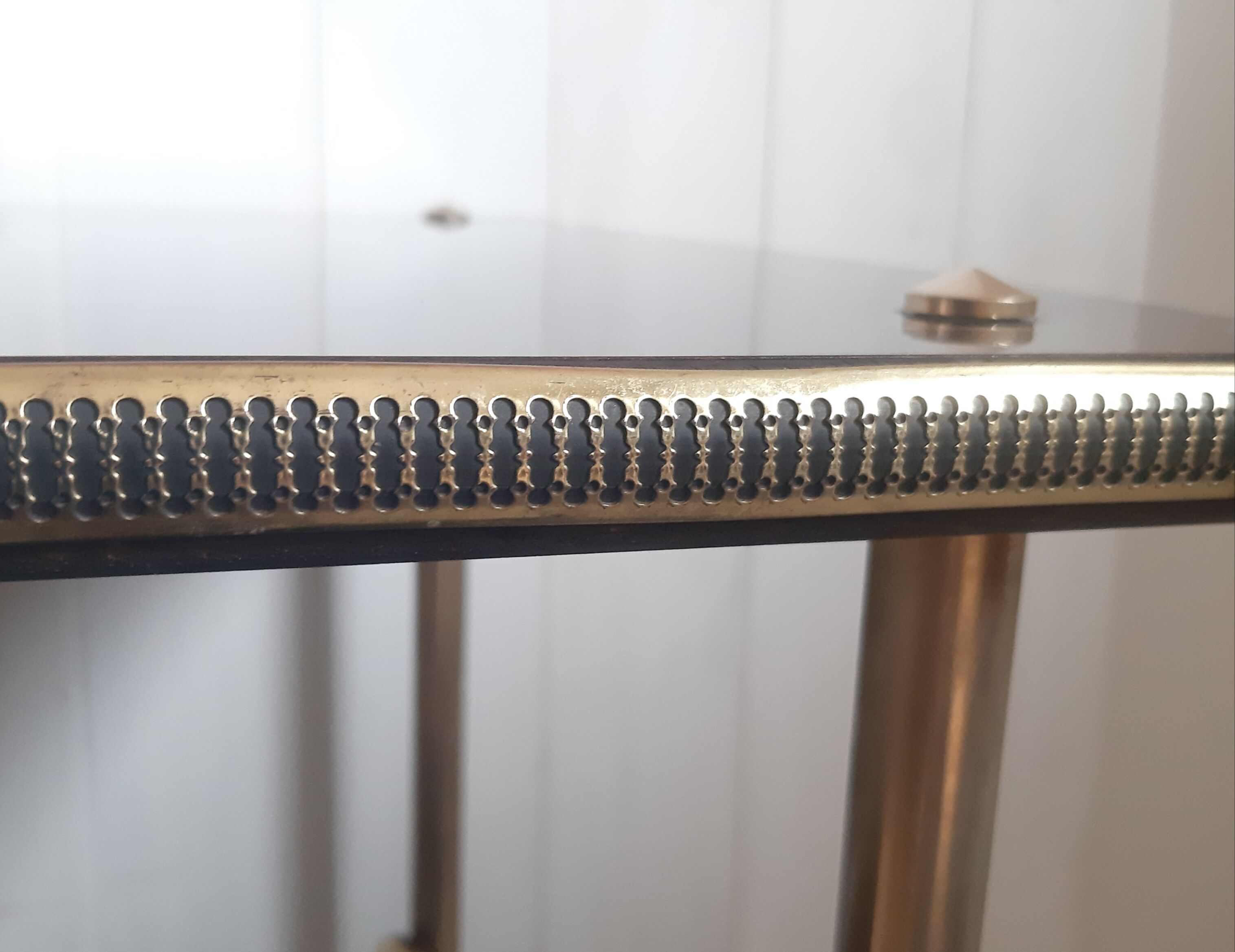 Table desserte roulante