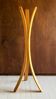 Oak coat rack with three branches