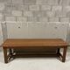 2.6m exotic wood farmhouse table
