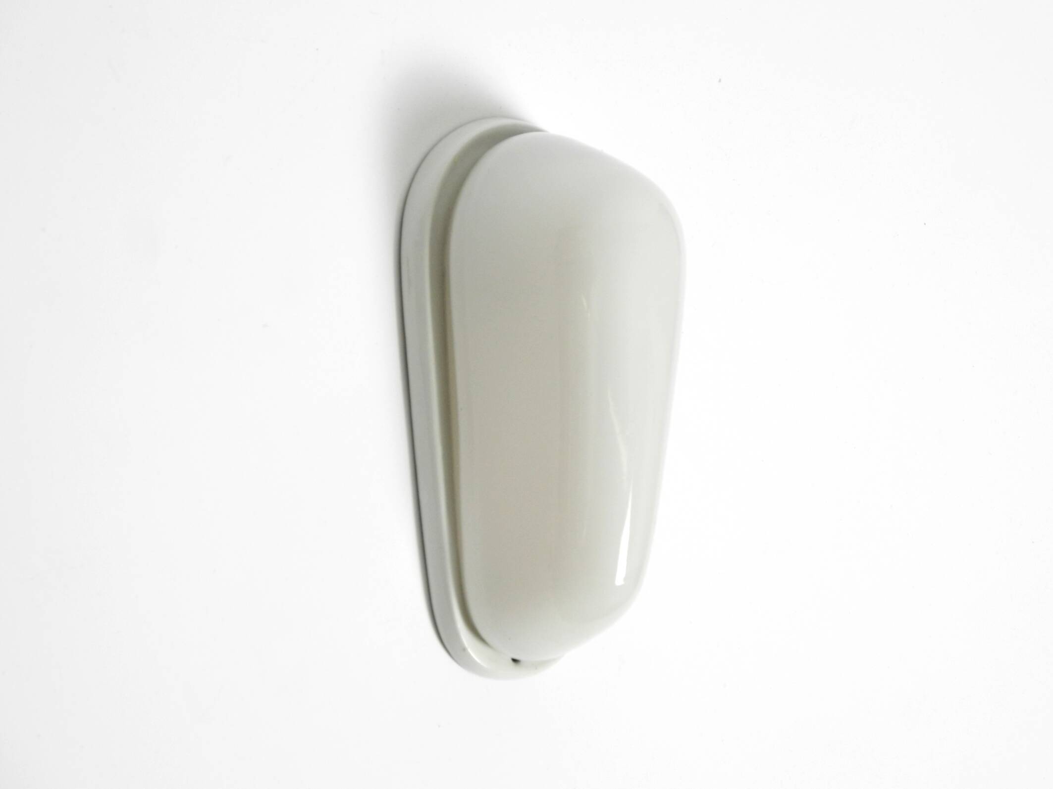 A Mid Century Modern Wagenfeld glass ceramic wall lamp