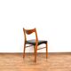 Mid-Century Danish Teak and Leather Dining Chairs by Arne Wahl Iversen for Glyngøre Stolefabrik, 196