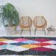 Carpet Moroccan vintage. 90 x 305