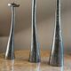 Cast aluminum candle holders