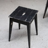 Pair of painter's studio stools France 1950